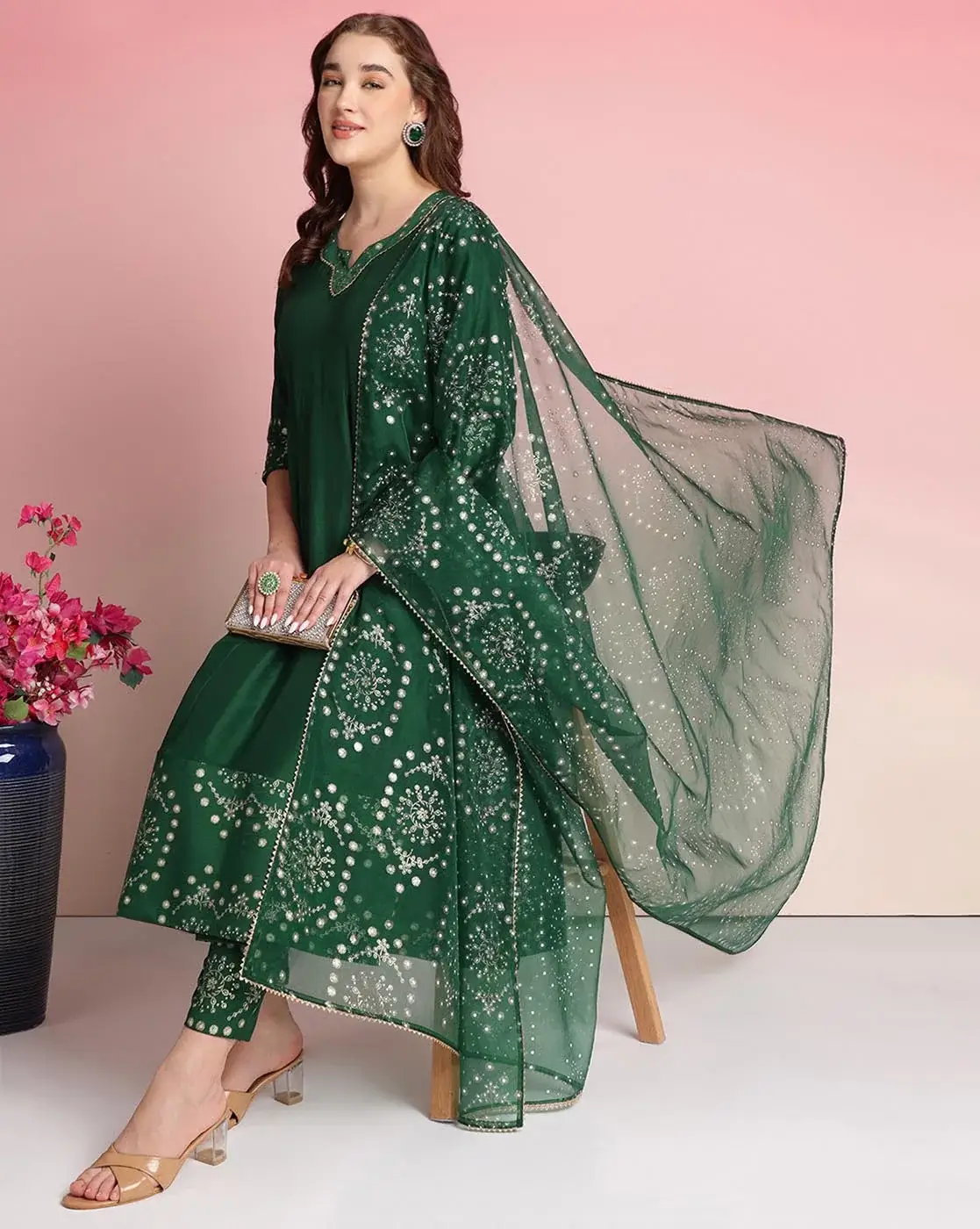 Anarkali Kurta Set by Gosriki