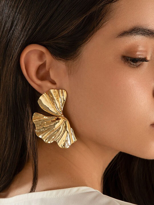 Gold-Plated Classic Drop Earrings by StyleCast x Revolte