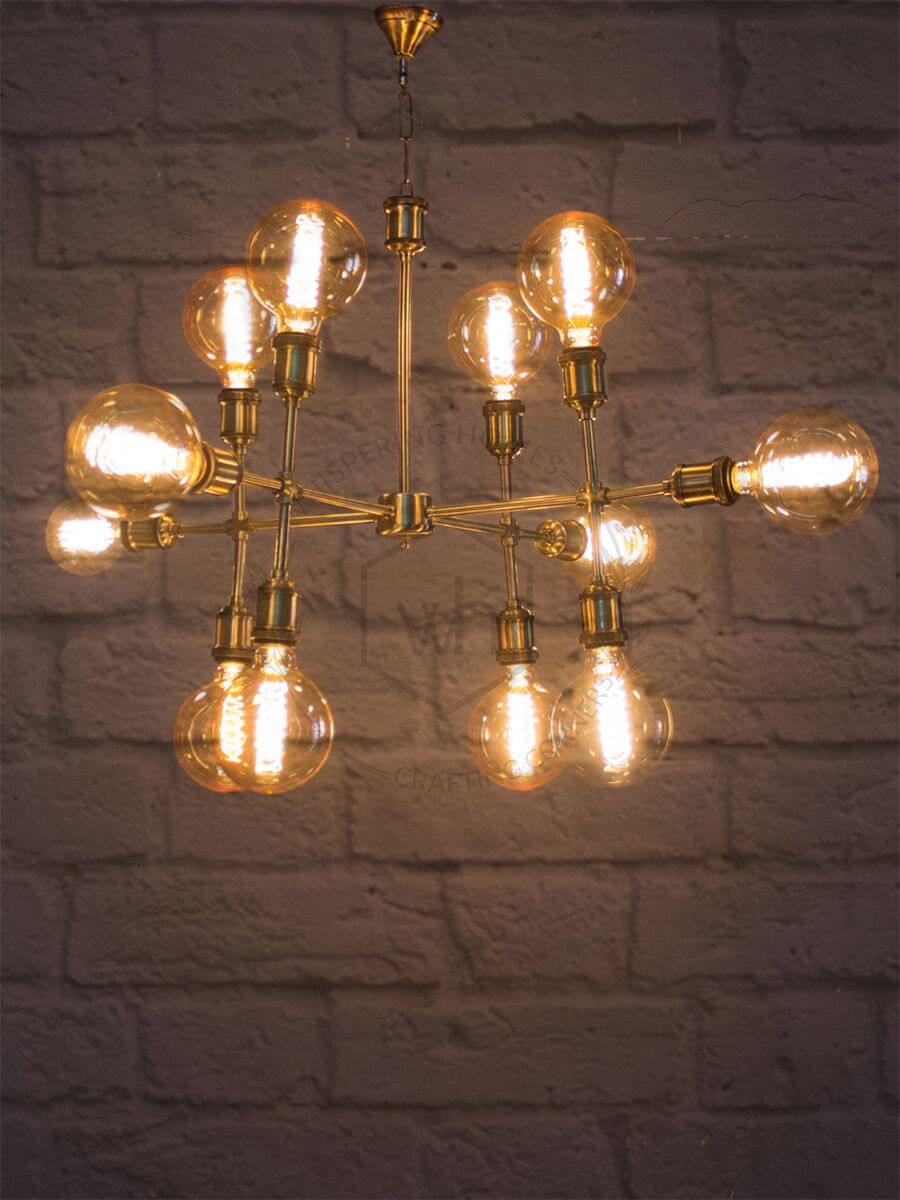 12 Light Molecular Structure Chandelier