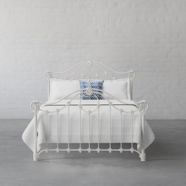 20th Century Design Metal Bed, Bristol (Customisable Size and Metal Color)