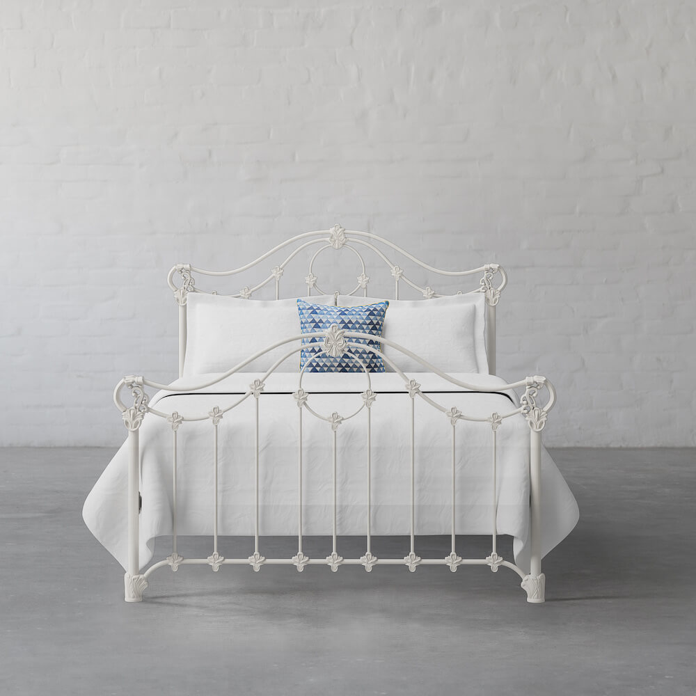 20th Century Design Metal Bed, Bristol (Customisable Size and Metal Color)