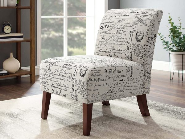 Accent Chair in Written Print