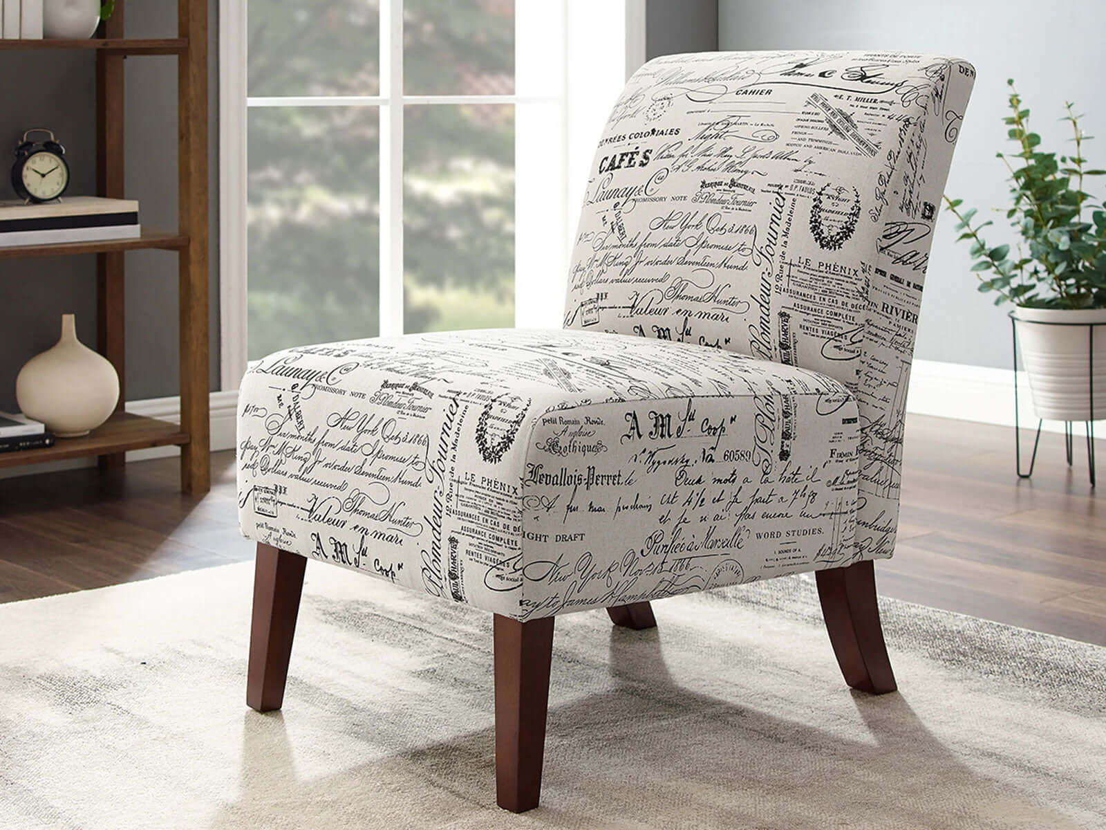 Accent Chair in Written Print