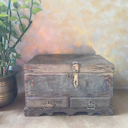 Antique, Teakwood Treasure Box