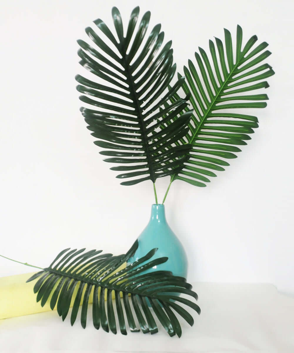 Artificial Palm Leaf Sticks, Set of 2