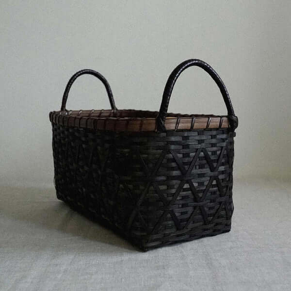Bamboo & Cane Storage Basket