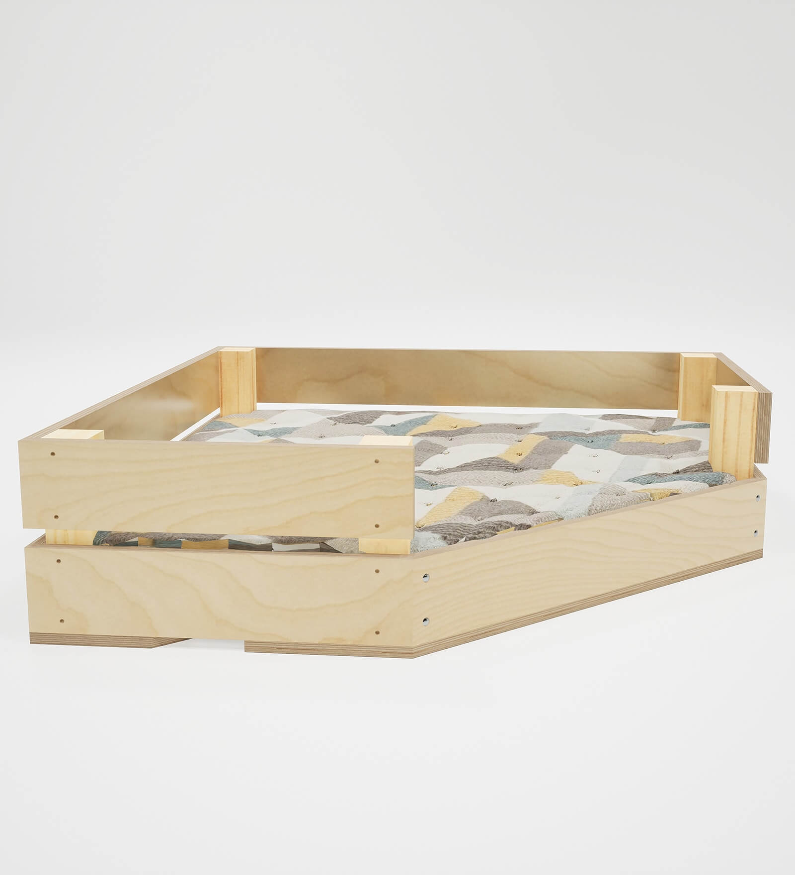 Birch Plywood Large Dog Bed, Comfy Corner