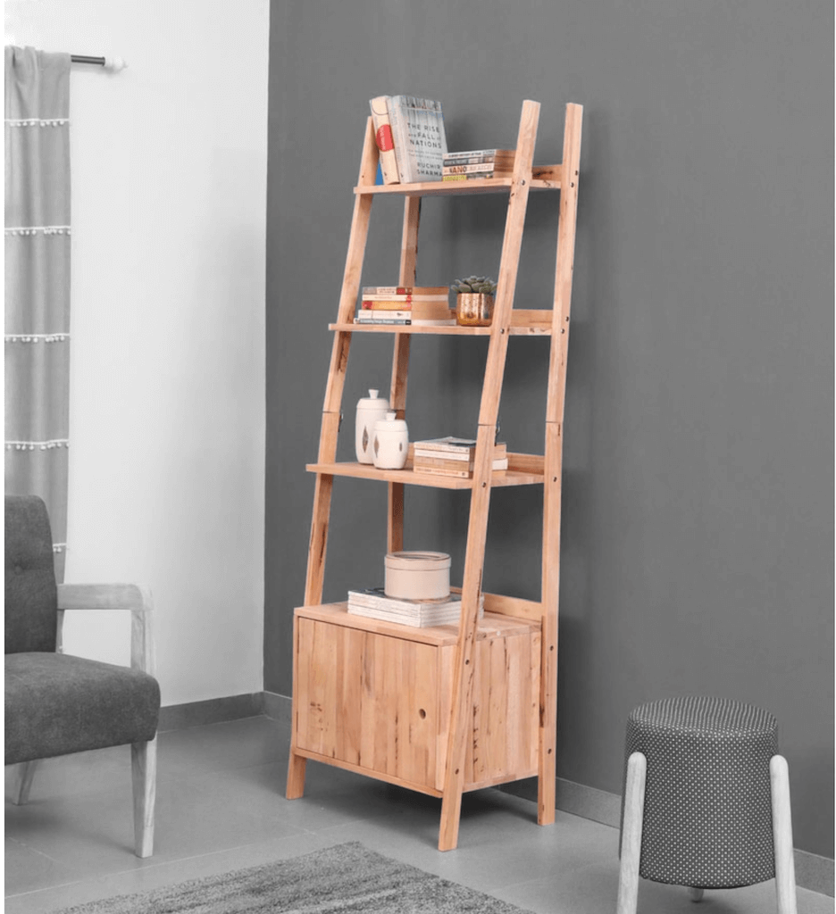 Book Shelf in Rubber Wood, Rocio