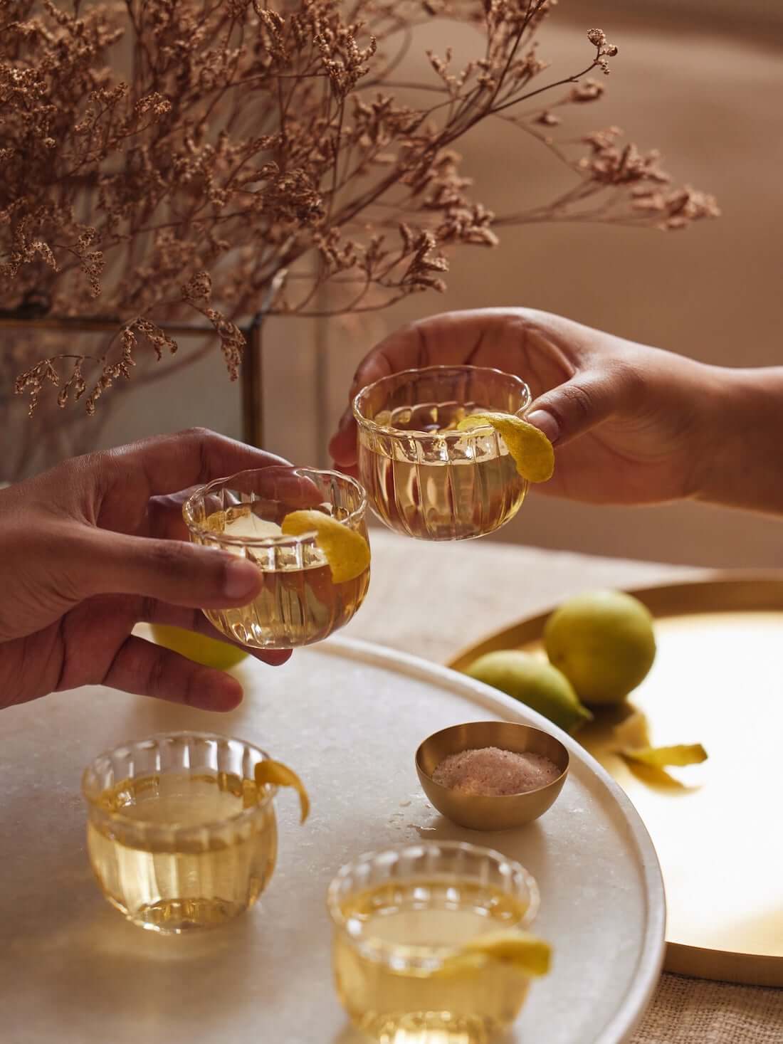 Borosilicate Glass Cups Small, Set of 4, Kira