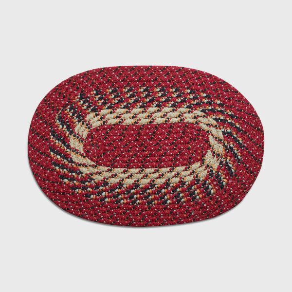 Braided Cotton Foot Mat, Crosica