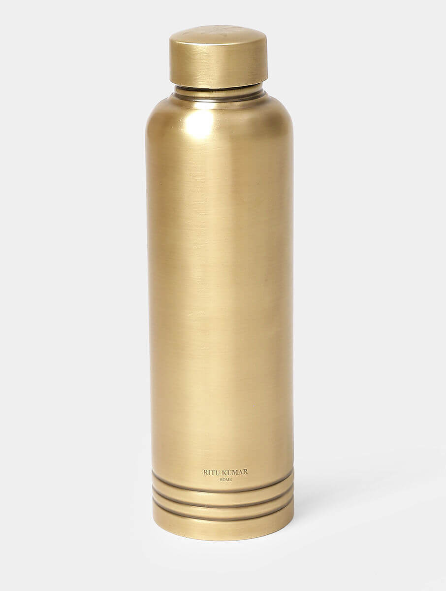 Brass Bottle in Gold Tone