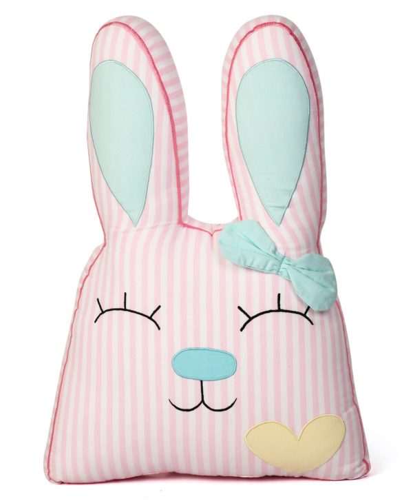 Bunny-Shaped Cushion in Pink