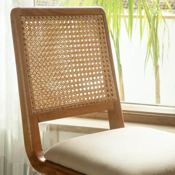 Cane Chair West Village, Light Brown