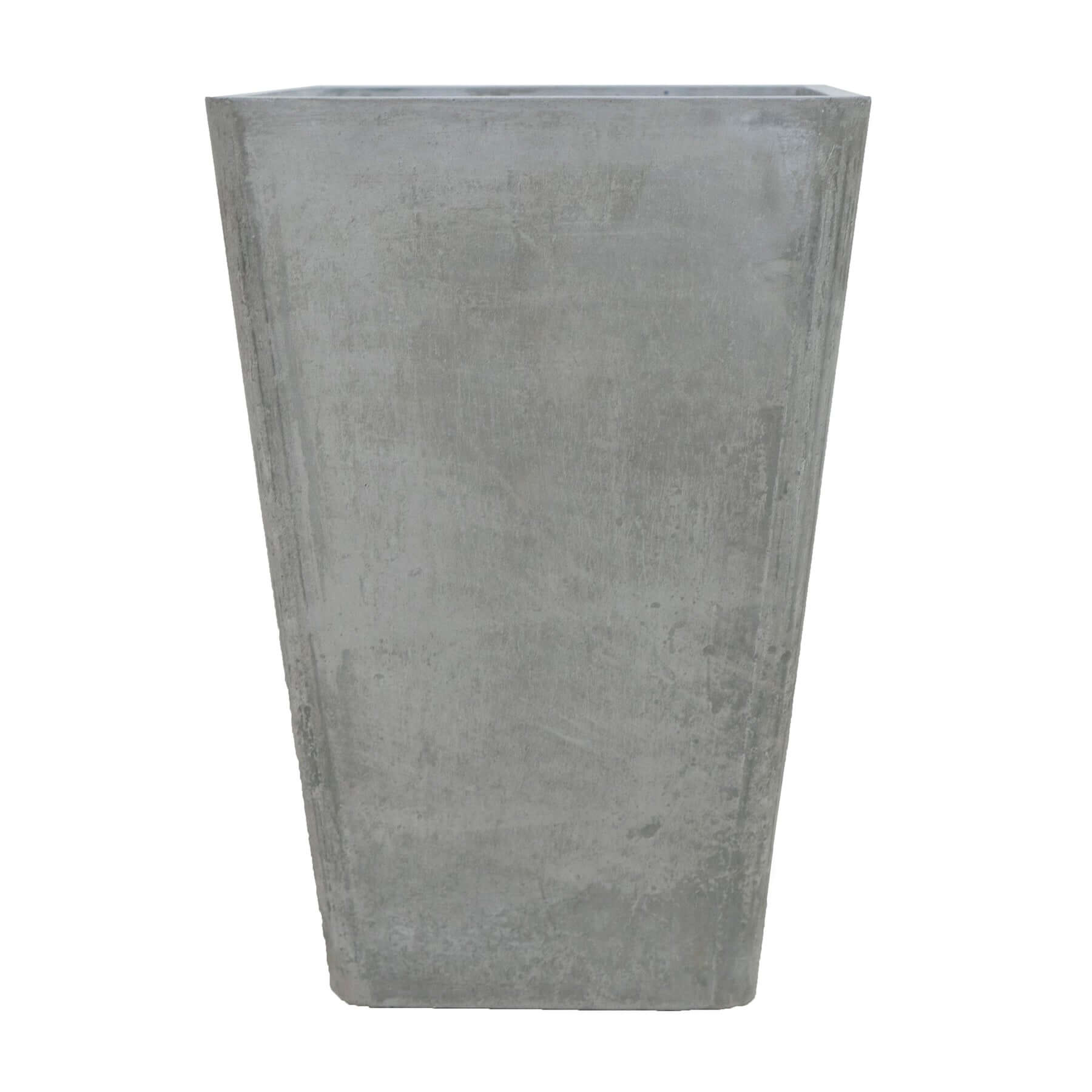 Cement Cone-Shaped Pot, Grey
