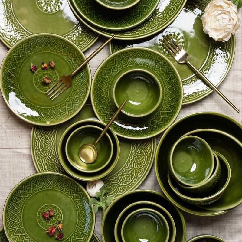 Ceramic Dinner Set of 16 Pieces, Paris Absolute