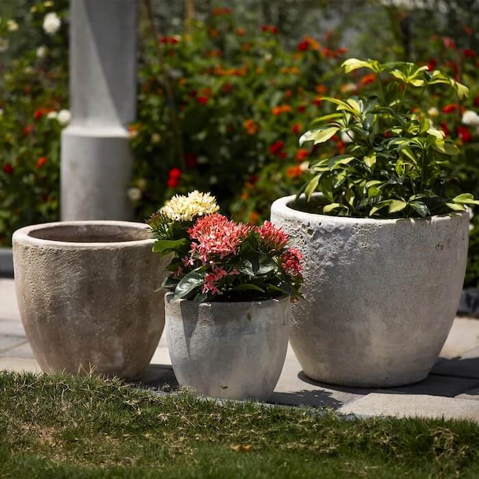 Ceramic Pots Set of 3, Landa