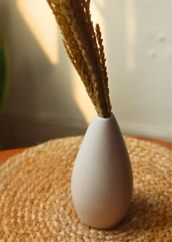 Ceramic Vase, Buttercream