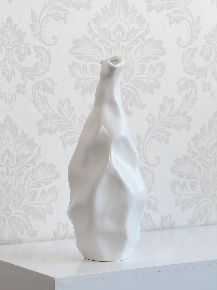 Ceramic Vase in White, Ifza