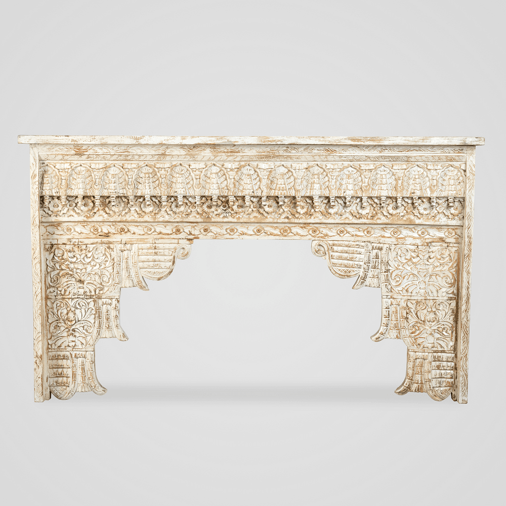 Distressed-Paint Wood Console Table, Maharaja