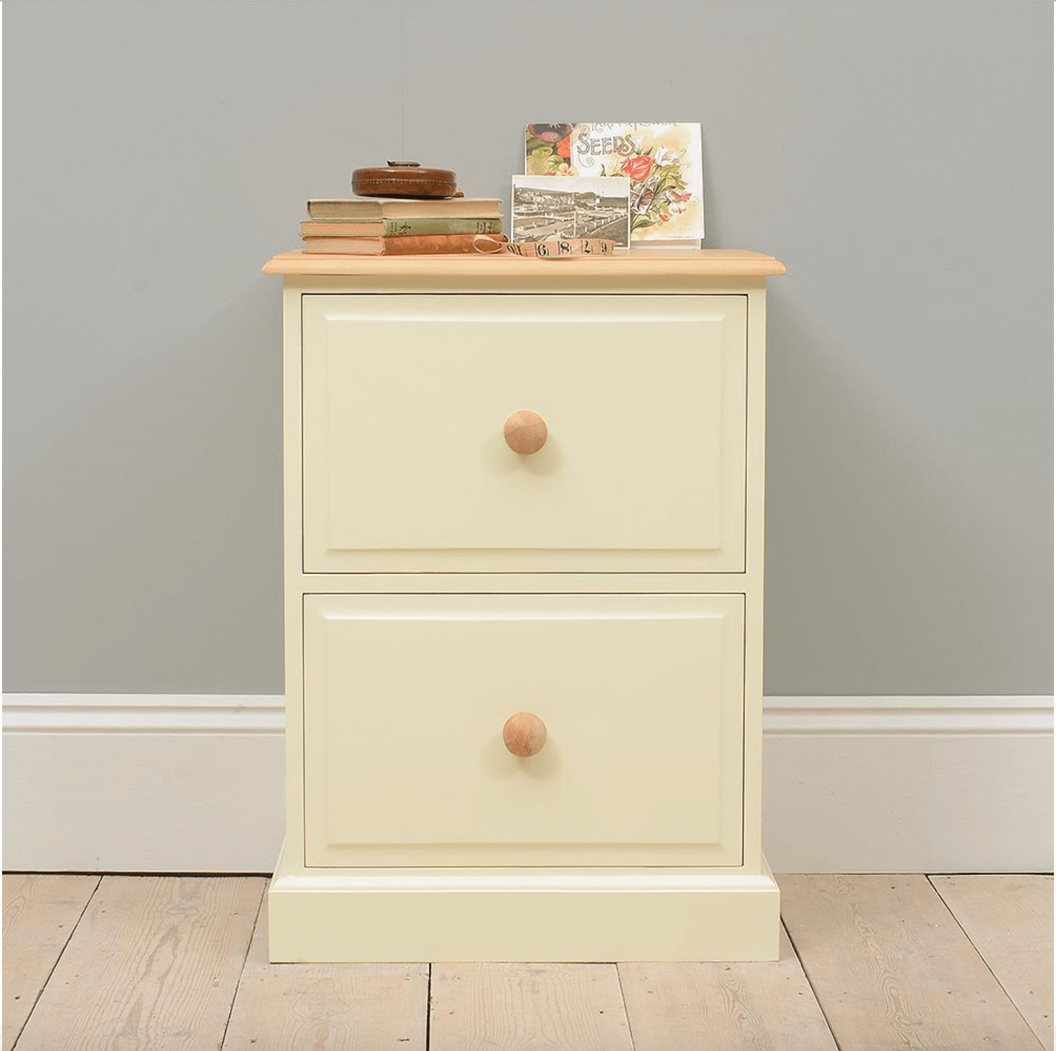 Filing Drawer Cabinet, Cream Color (Customisable)