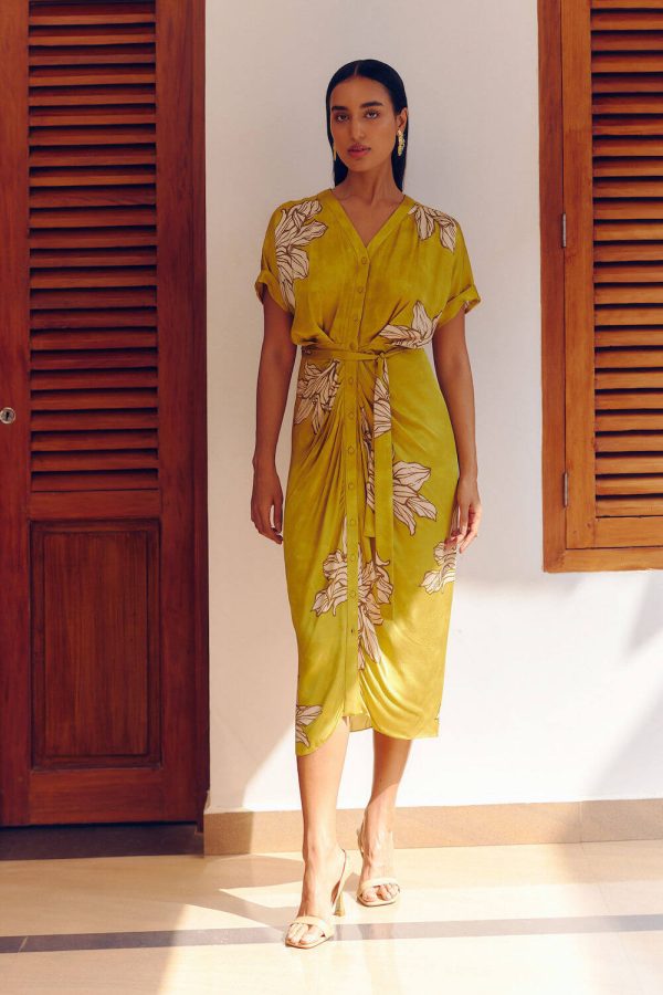 Floribunda Drape Dress