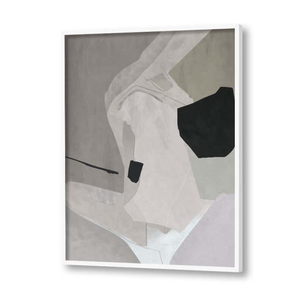 Grey Haze 2 in Black and White (Customisable Size, Material & Frame)