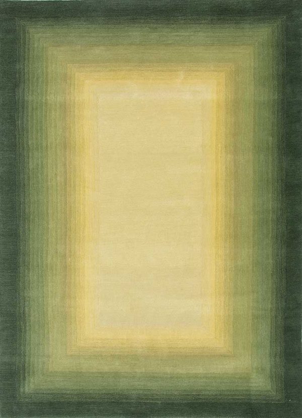 Hand-Tufted, Wool Rug in Artichoke Green