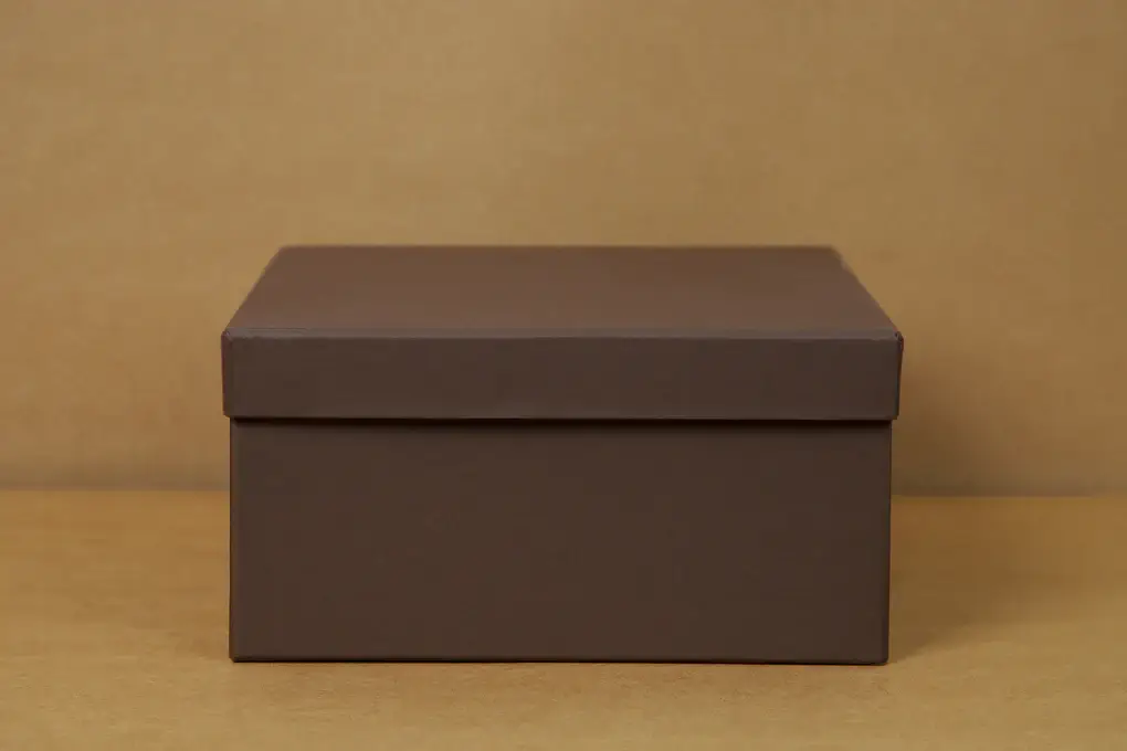 Hardboard, Rigid Gift Box in Brown