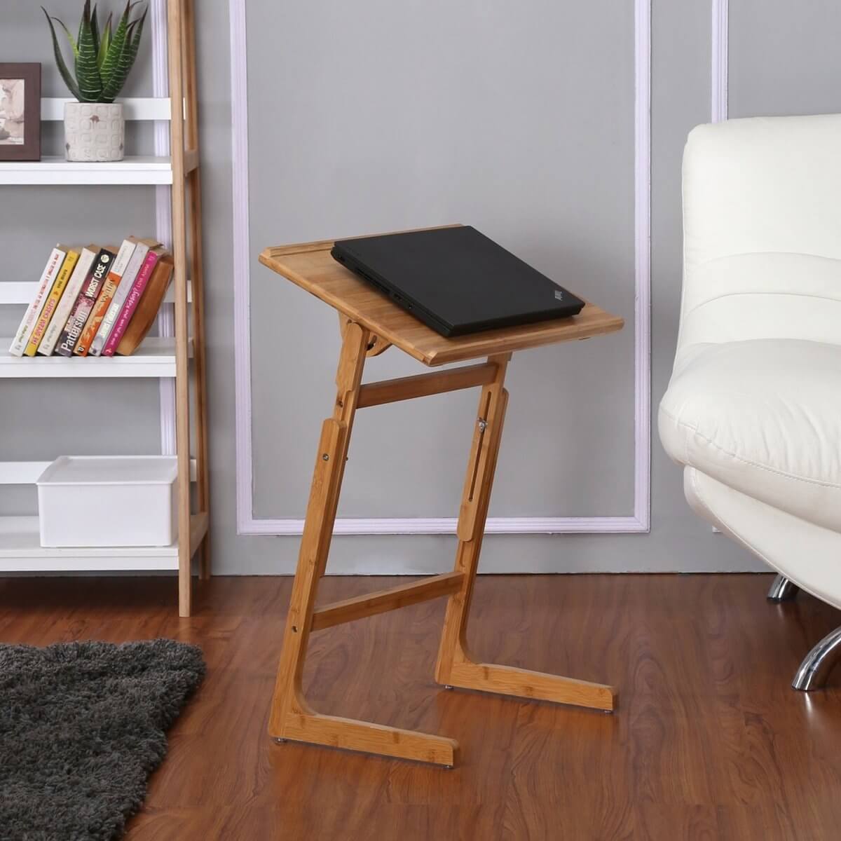 Hazelwood, Adjustable Laptop Stand in Brown