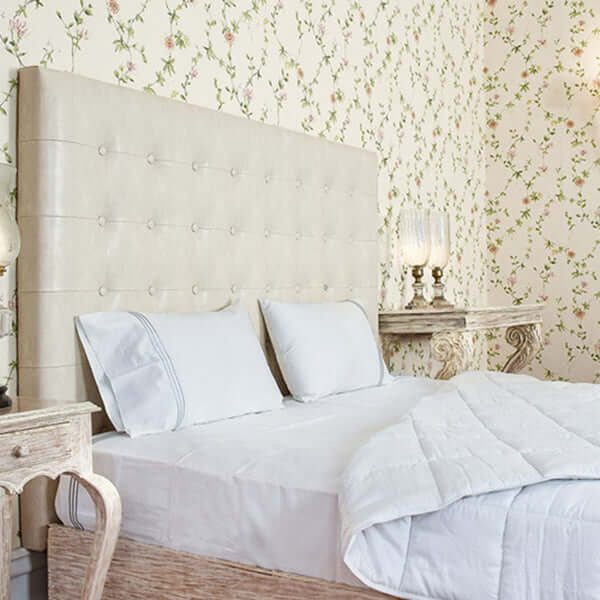 King Size Comforter Blanket in Organic Cotton, White