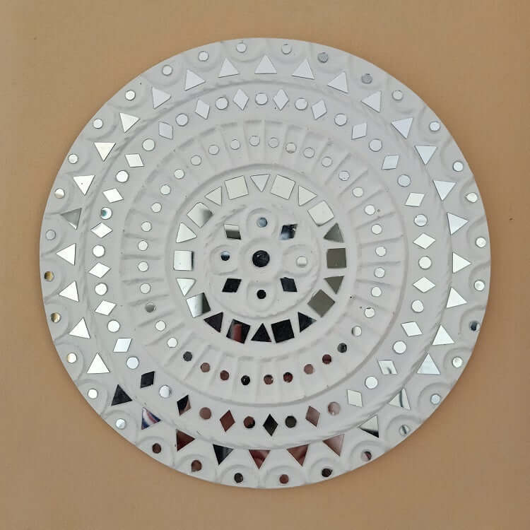 Kutch Lippan Mud & Mirror Work Wall Panel