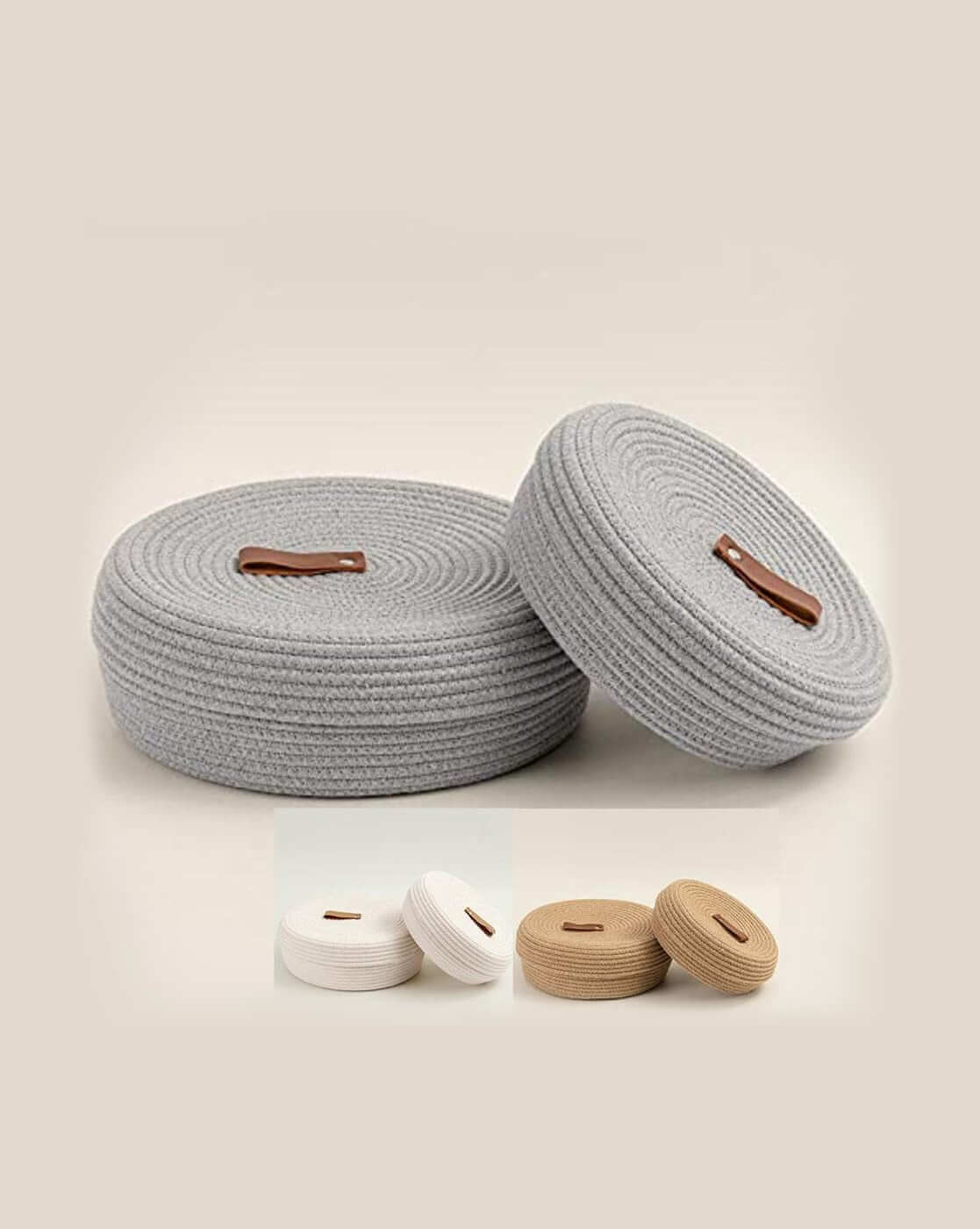 Laundry Storage Baskets, Set of 2