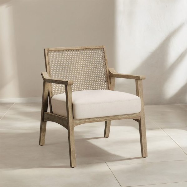 Mango Wood Accent Chair, Tranquebar by Craft Garage (Customisable Stain/Color and Upholstery)