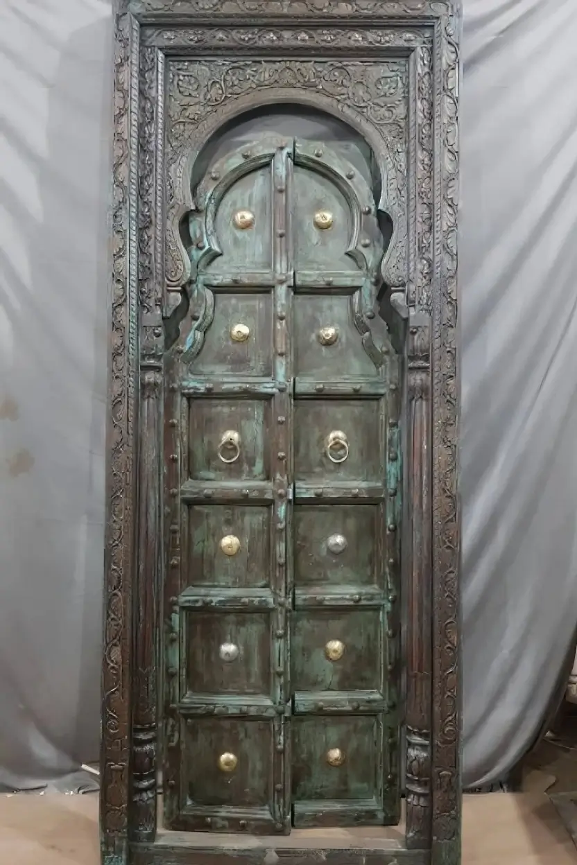 Mango Wood, Vintage Indian Doors, The Amer