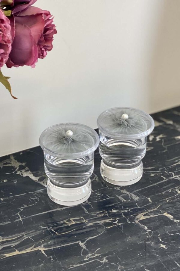 Mesh Covers (Temporary Lids) for Drinking Glasses, Set of 6
