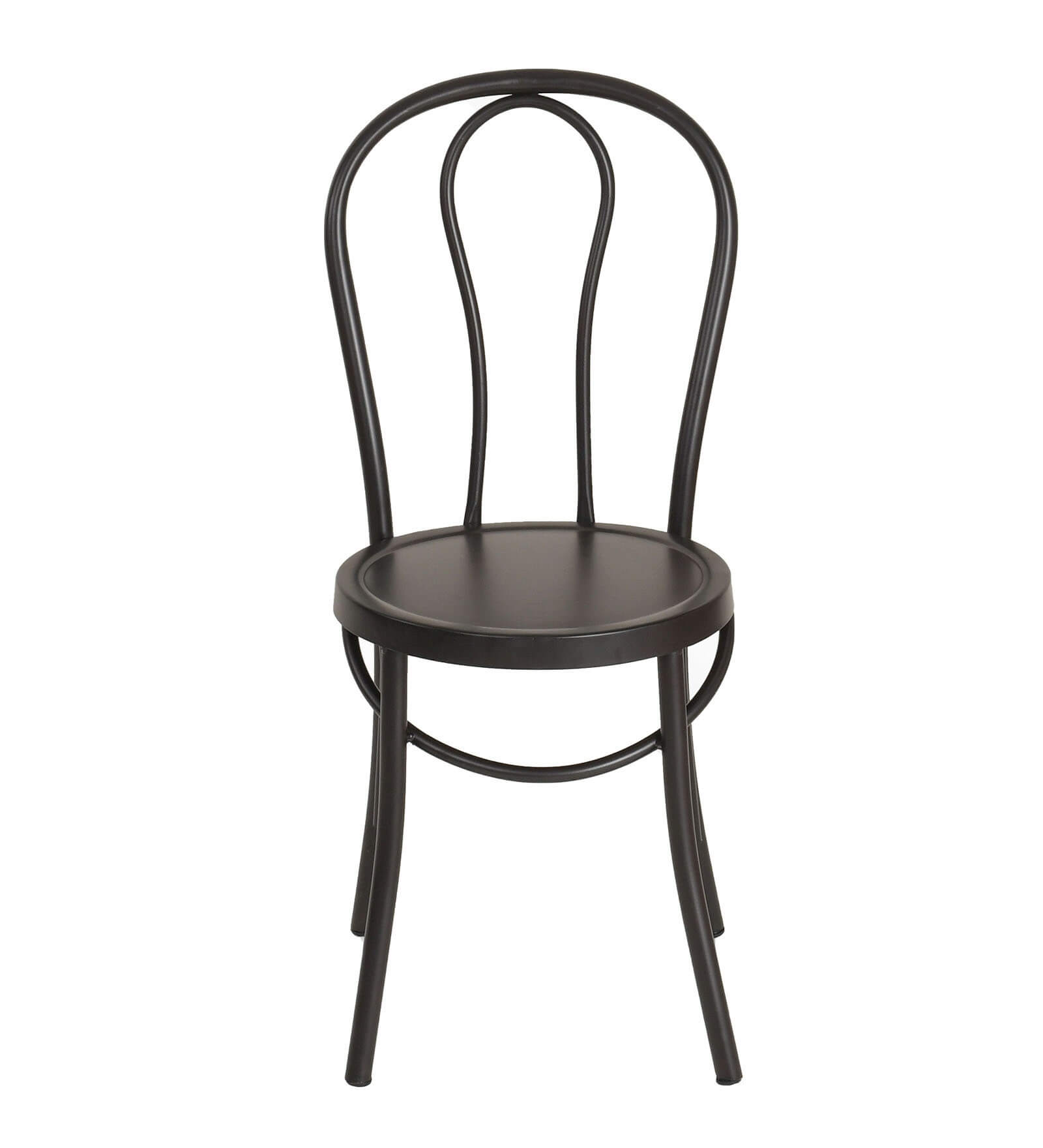 Metal Cafe Chair (Set of 2), Thonet, Matte Brown