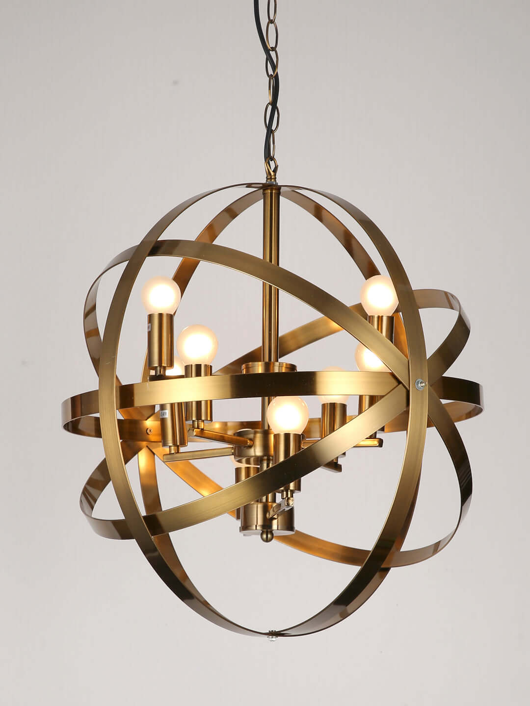 Metal and Glass Pendant Lamp