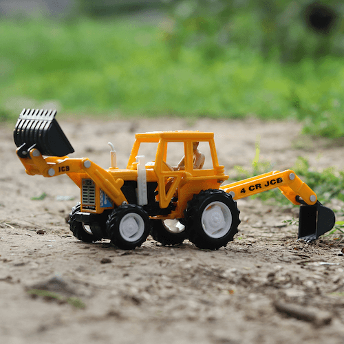 Miniature Pullback Toy Earth Mover Crane