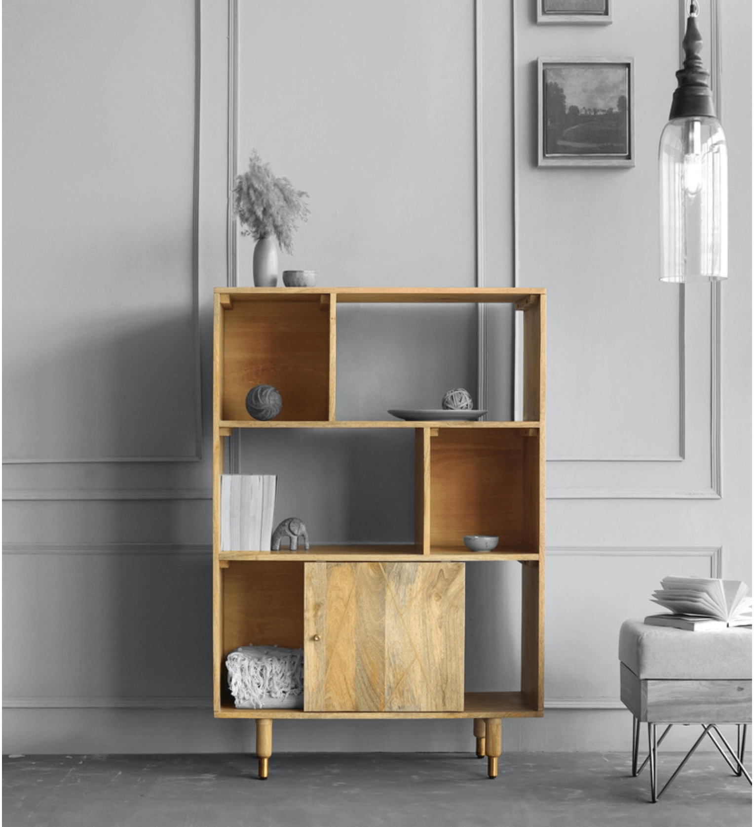 Art Deco Open Bookcase