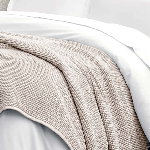 Organic Cotton Blanket in Beige (different sizes)