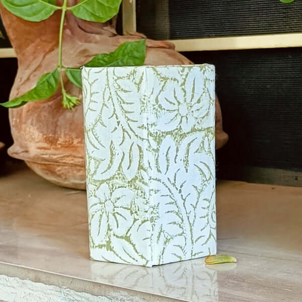 Paper Pen Holder, Handmade with Cotton Binding