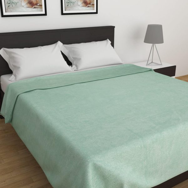 Polyester Double Blanket in Pastels, Sherpa