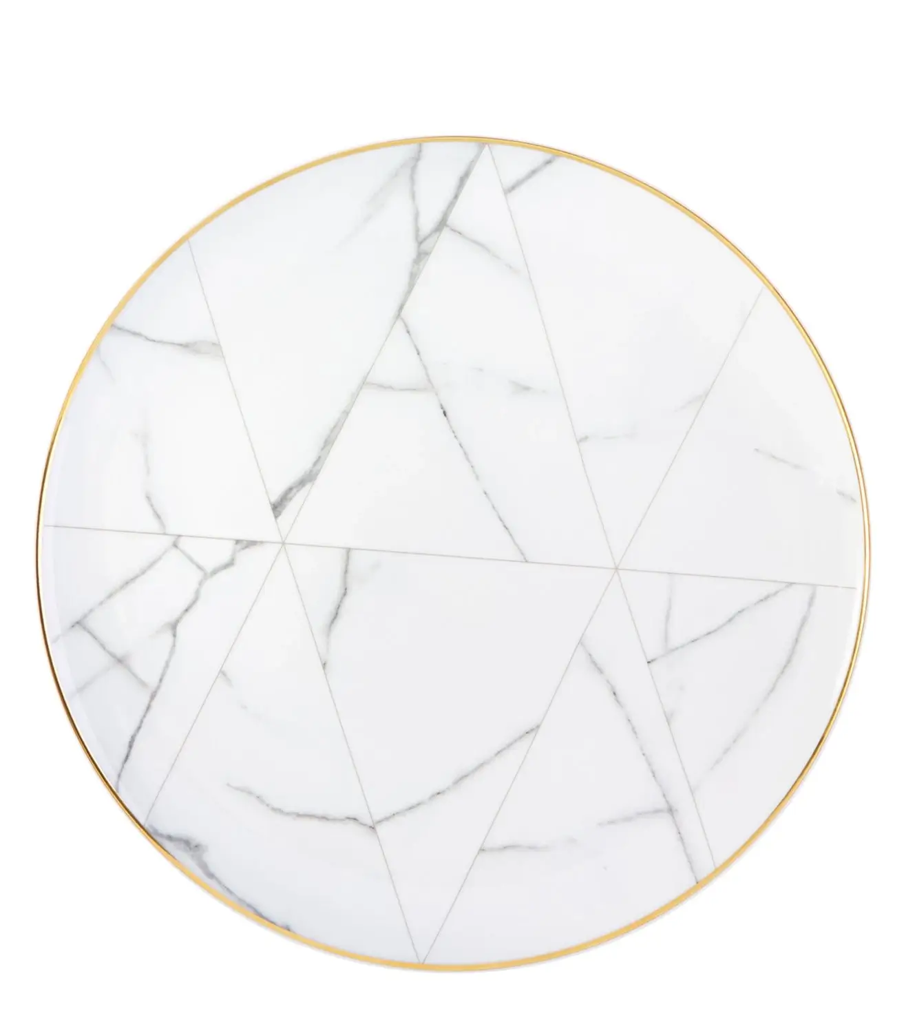 Porcelain Dinner Plates Set of 4, Carrara