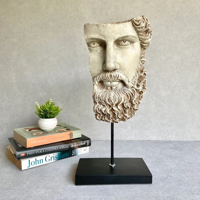Resin Roman Sculpture, Lucius