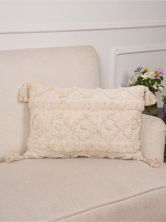 Self-Design Rectangle Cotton Cushion Cover