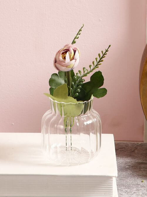 Small Transparent Glass Vase