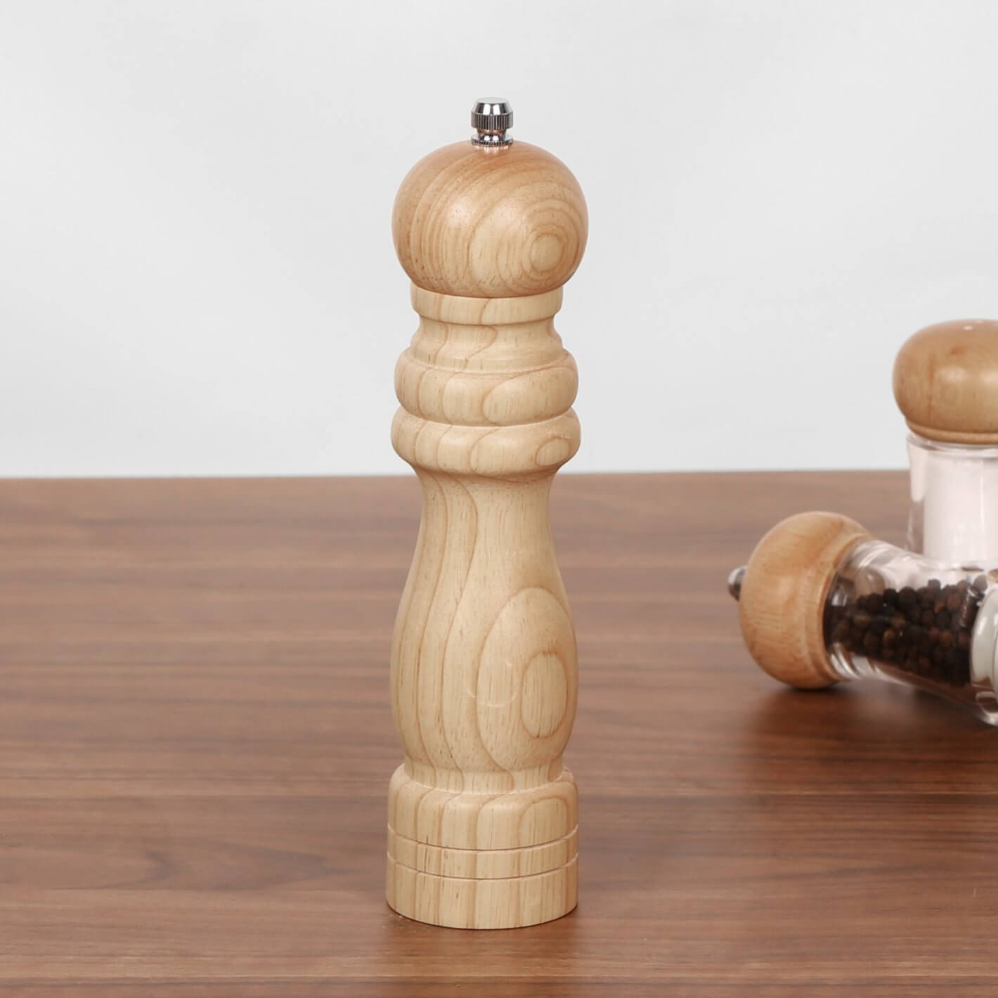 Solid Wooden Salt and Pepper Shaker, Truffles