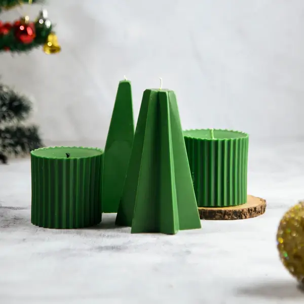 Soy Wax Scented Candles, Mahogany Shea (Set of 4)