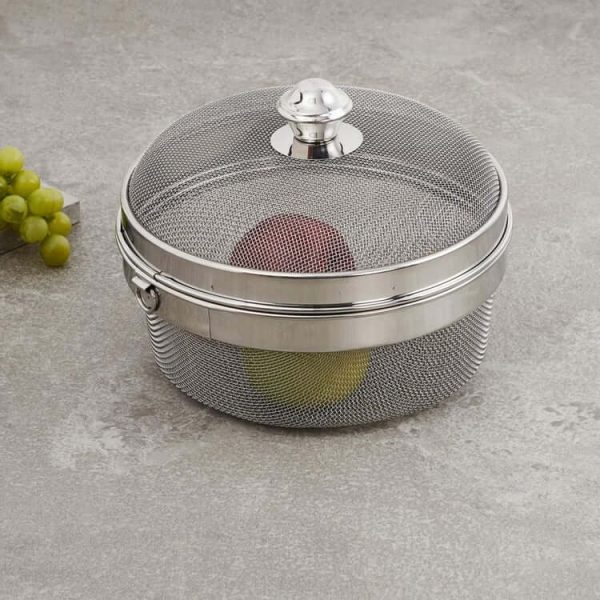 Stainless Steel Multi-Utility Basket in Silver, Ferrit