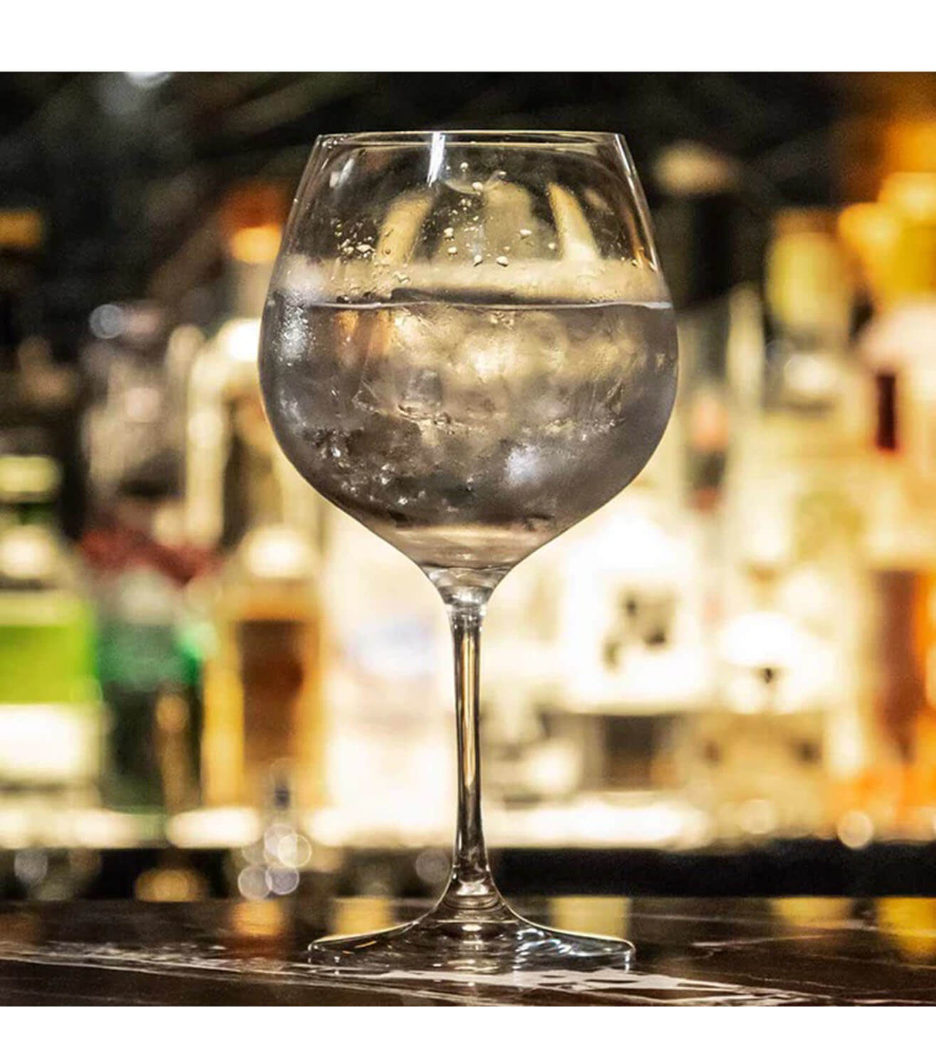 Transparent Gin Glass, Set of 6